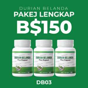 PAKEJ LENGKAP - 3 DURIAN BELANDA PLUS KAPSUL